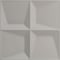 Ekena Millwork 19 5/8in. W x 19 5/8in. H Tellson EnduraWall Decorative 3D Wall Panel Covers 2.67 Sq. Ft. WP20X20TEISG - alternate 2